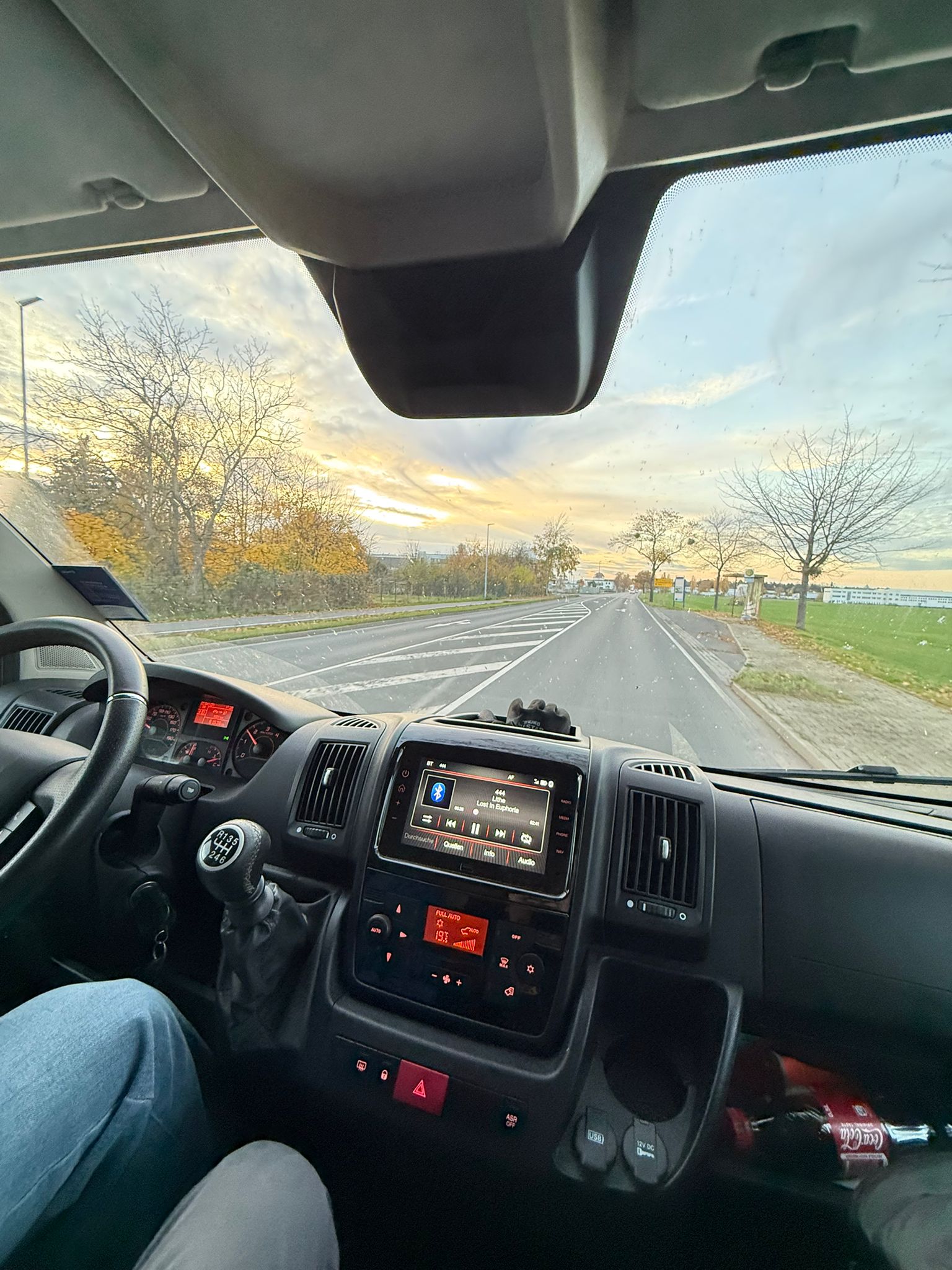 Transporterfahrt zu einem Einsatz